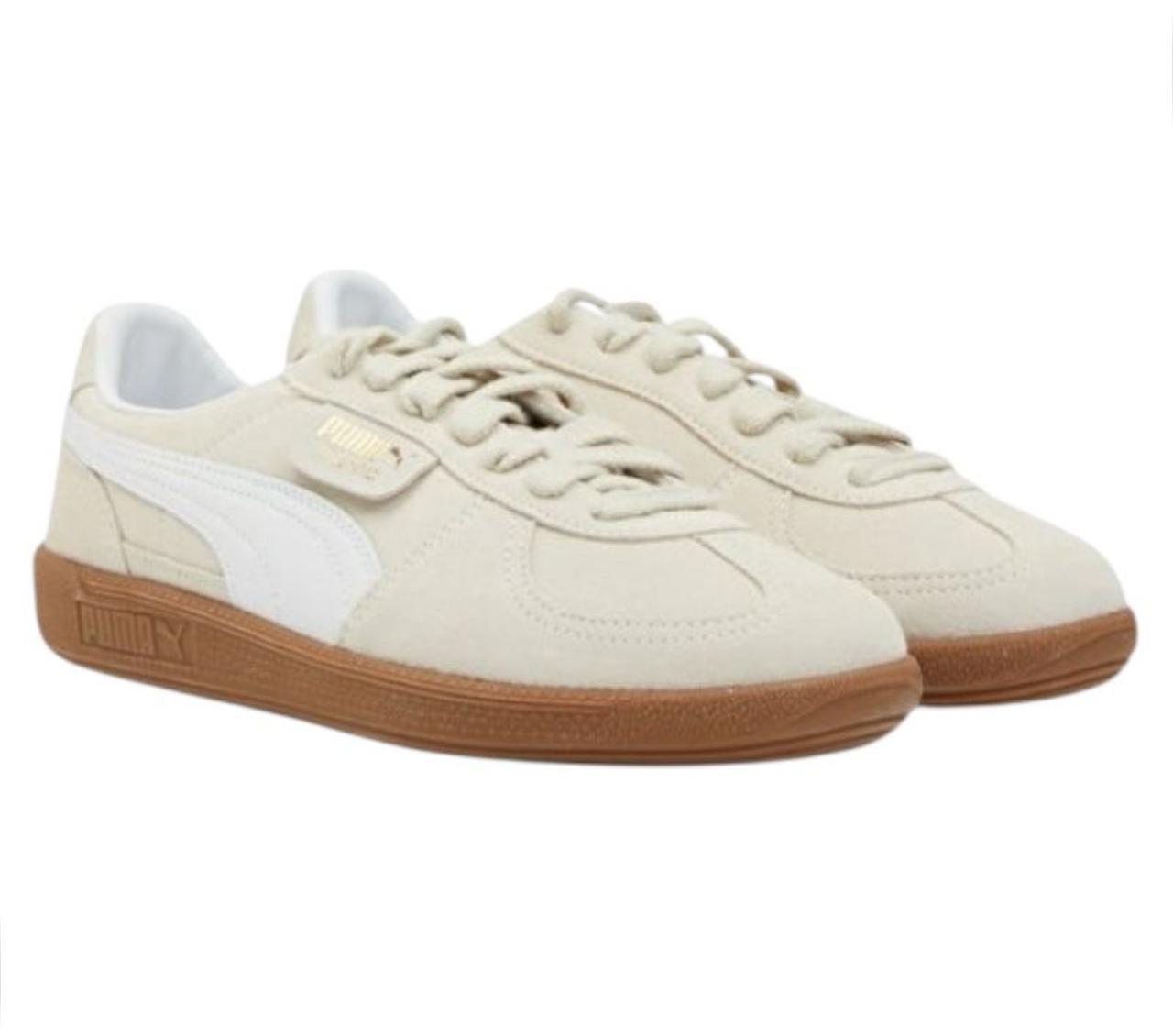 PUMA Palermo Trainers In Beige