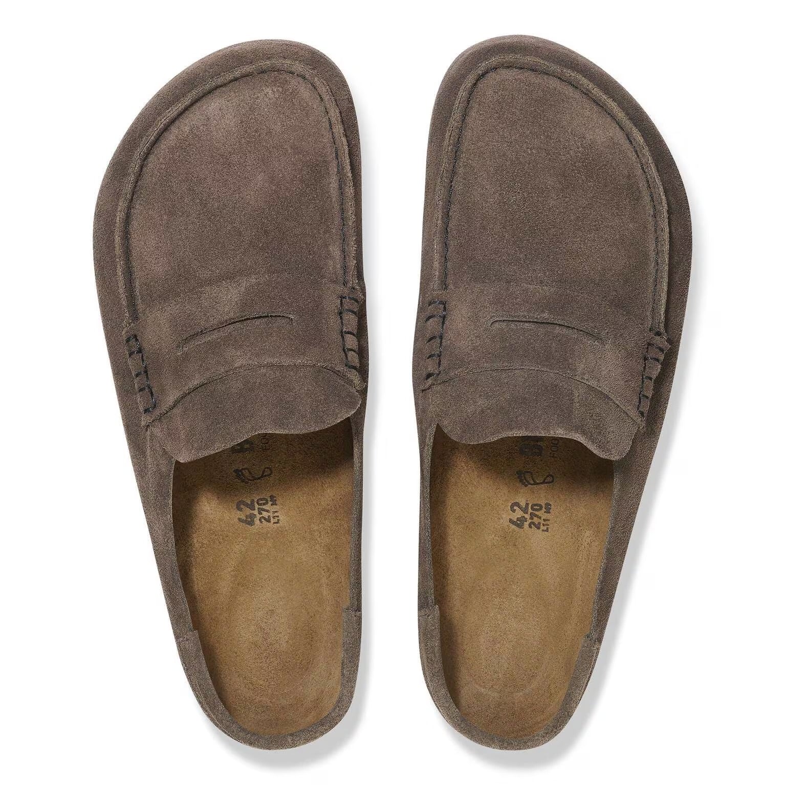 Birkenstock Naples Wrapped Concrete Gray