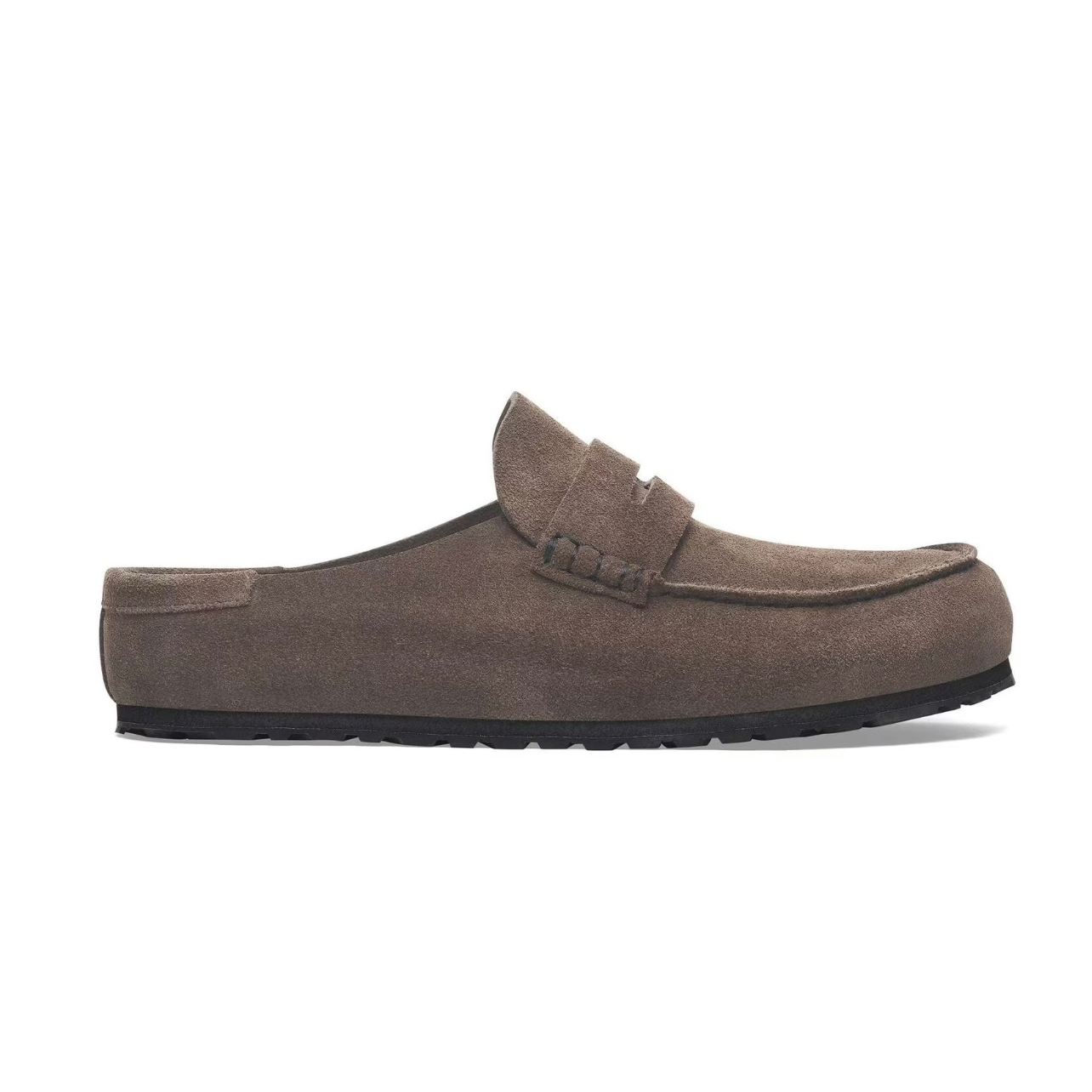 Birkenstock Naples Wrapped Concrete Gray