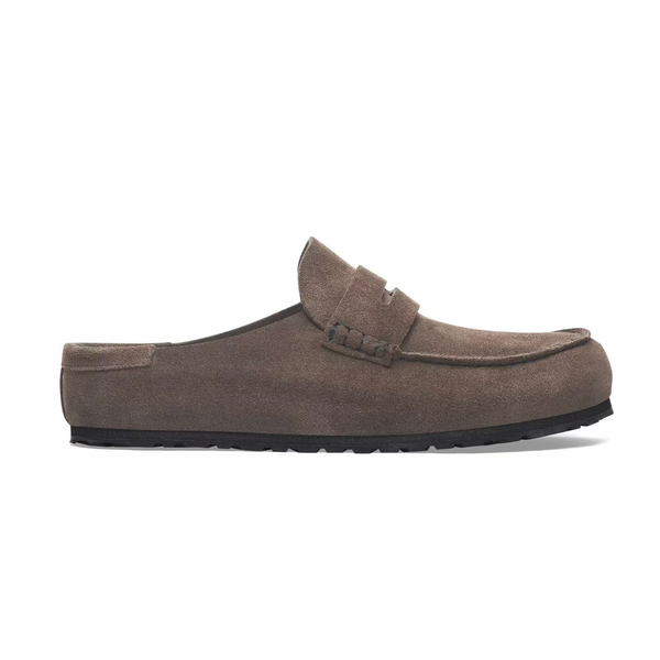 Birkenstock Naples Wrapped Concrete Gray