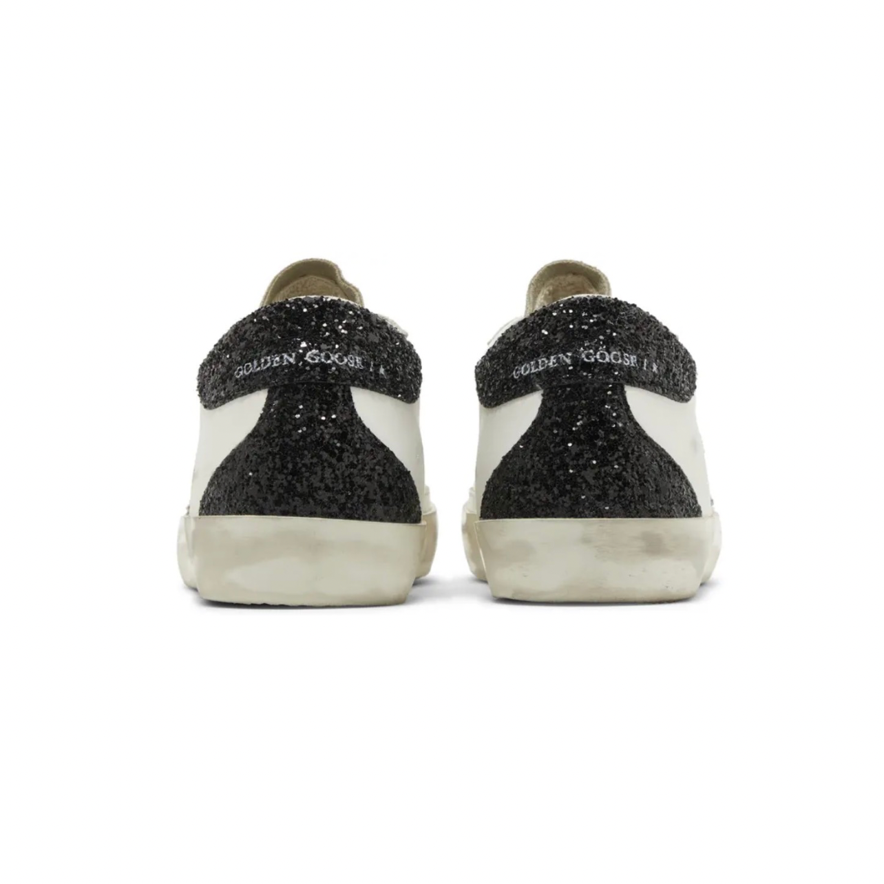 Golden Goose Super-Star White Mauve Pink Glitter(Women's)