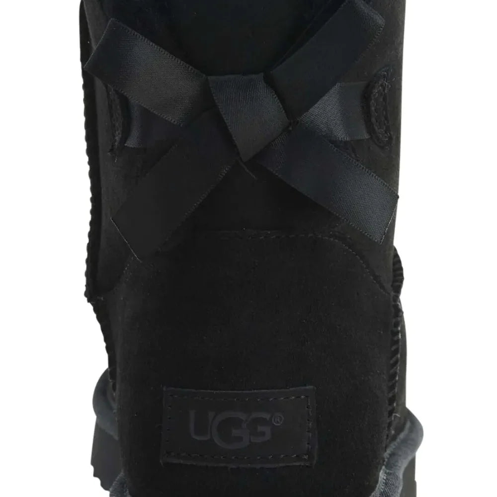 Mini Bailey Bow Black ankle boots