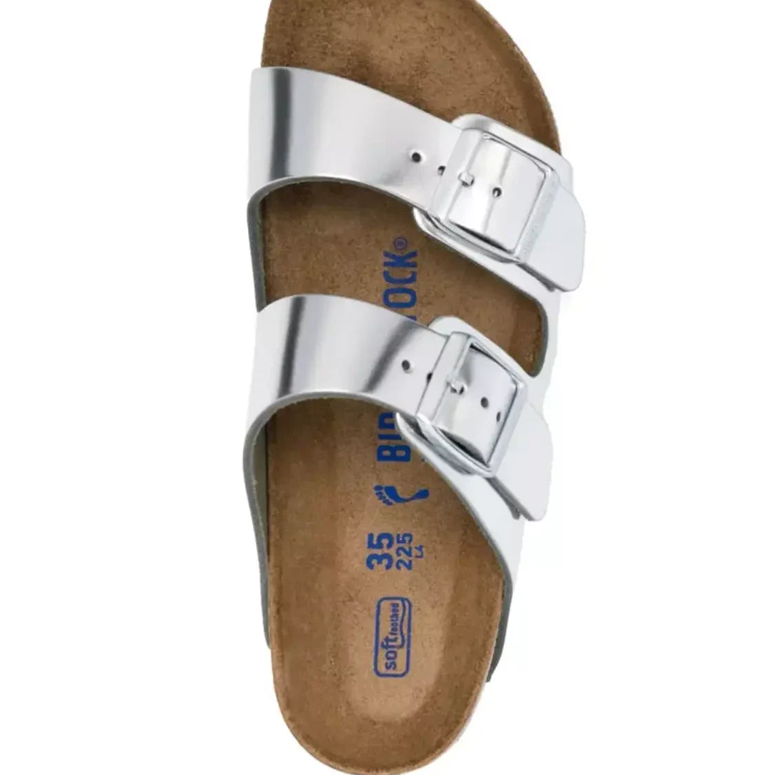 Birkenstock Arizona Birko-Flor – Electric Metallic Silver