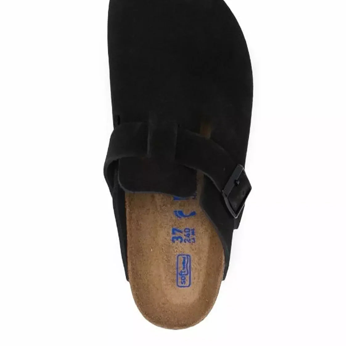 Birkenstock Boston Soft Footbed Suede Black