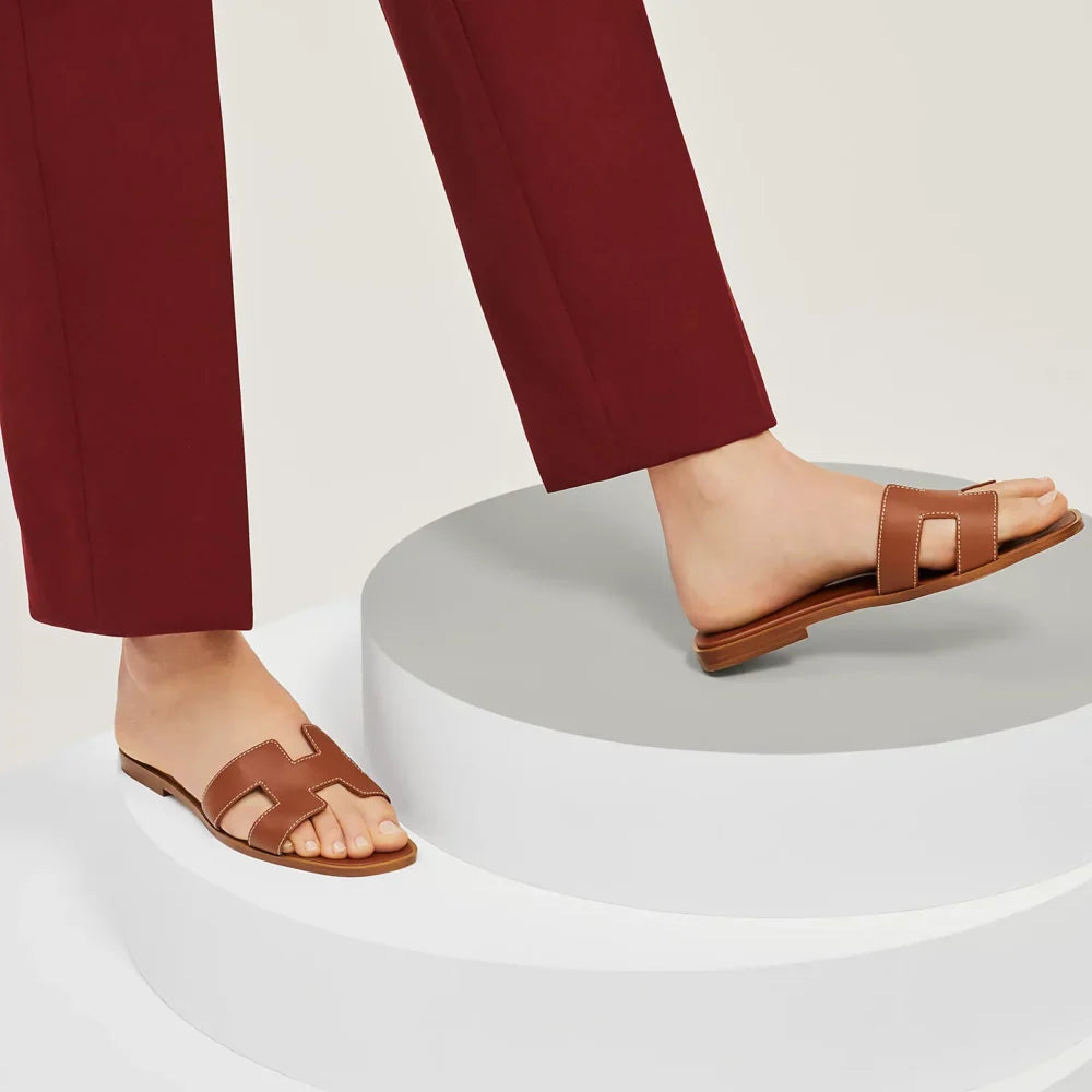 Hermes Oran sandal Gold