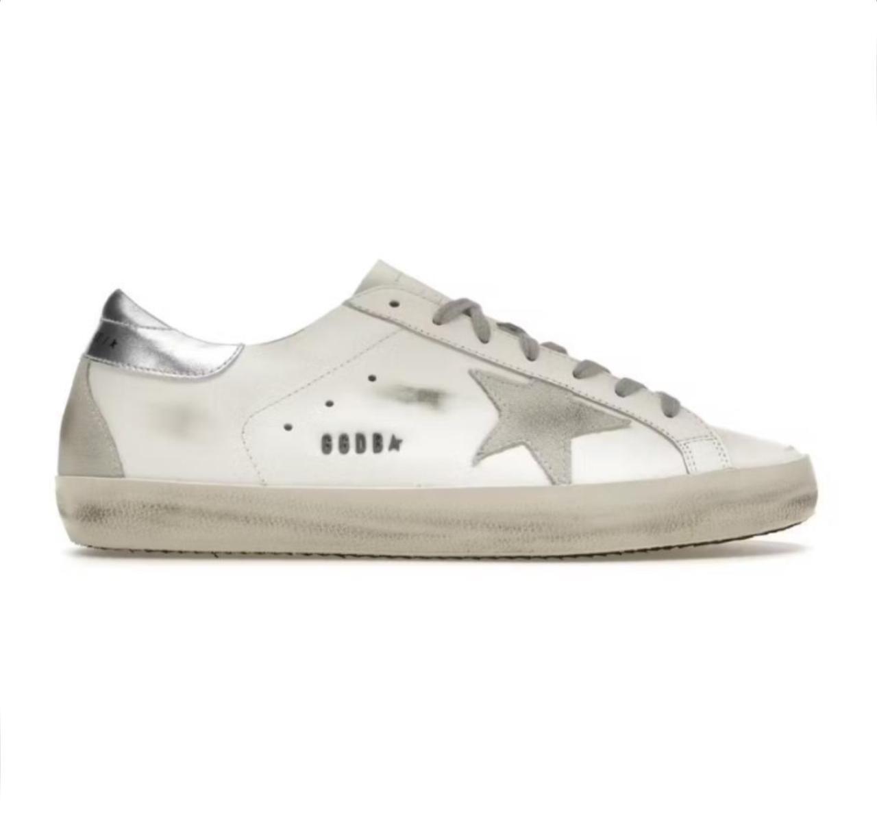 Golden Goose Super-Star - White Silver