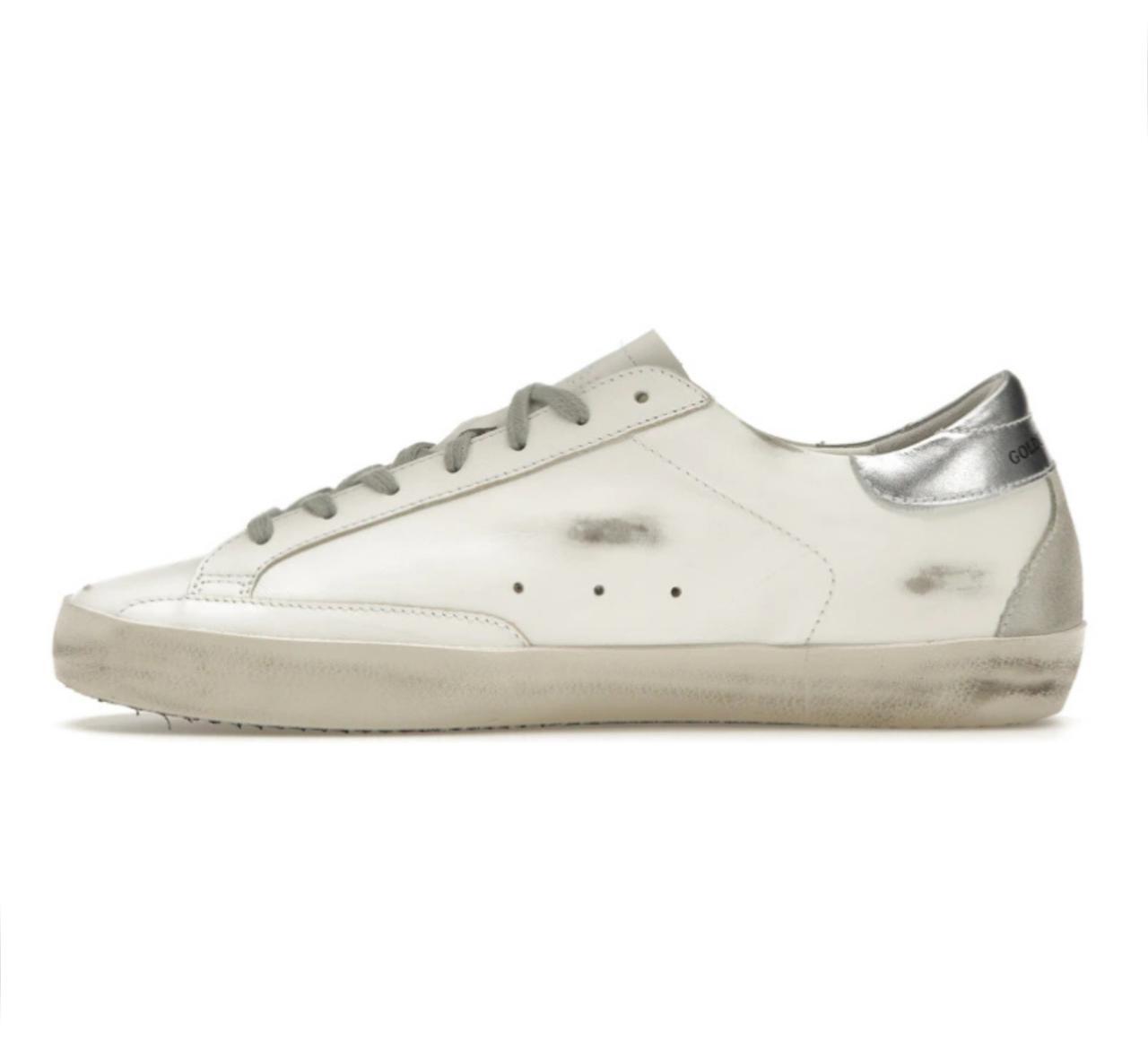 Golden Goose Super-Star - White Silver