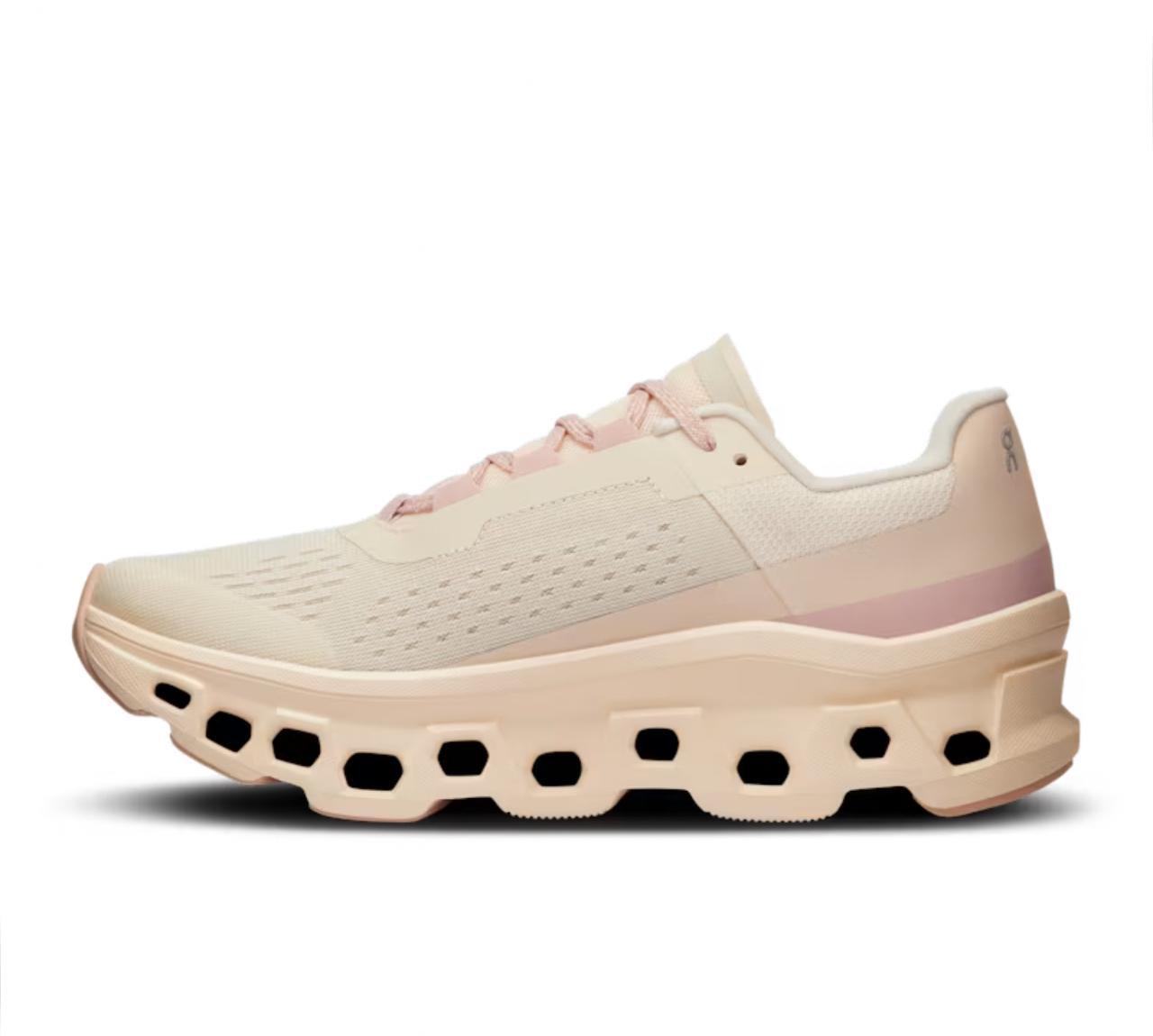 On Running Cloudmonster Moon and Fawn