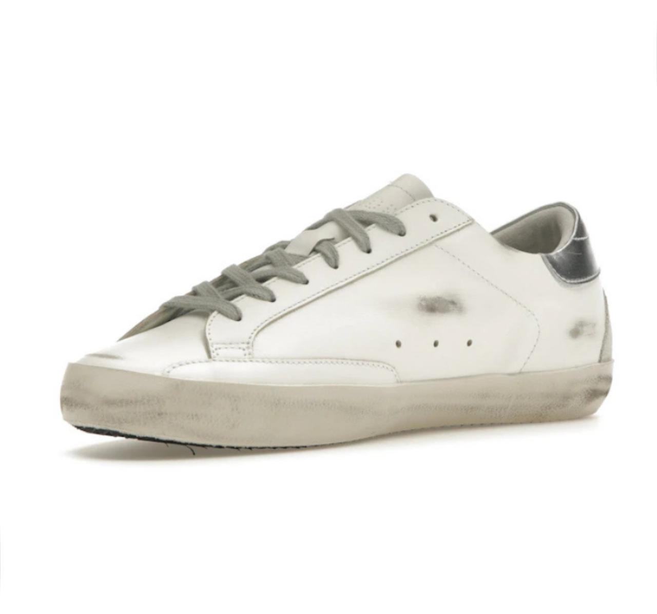 Golden Goose Super-Star - White Silver
