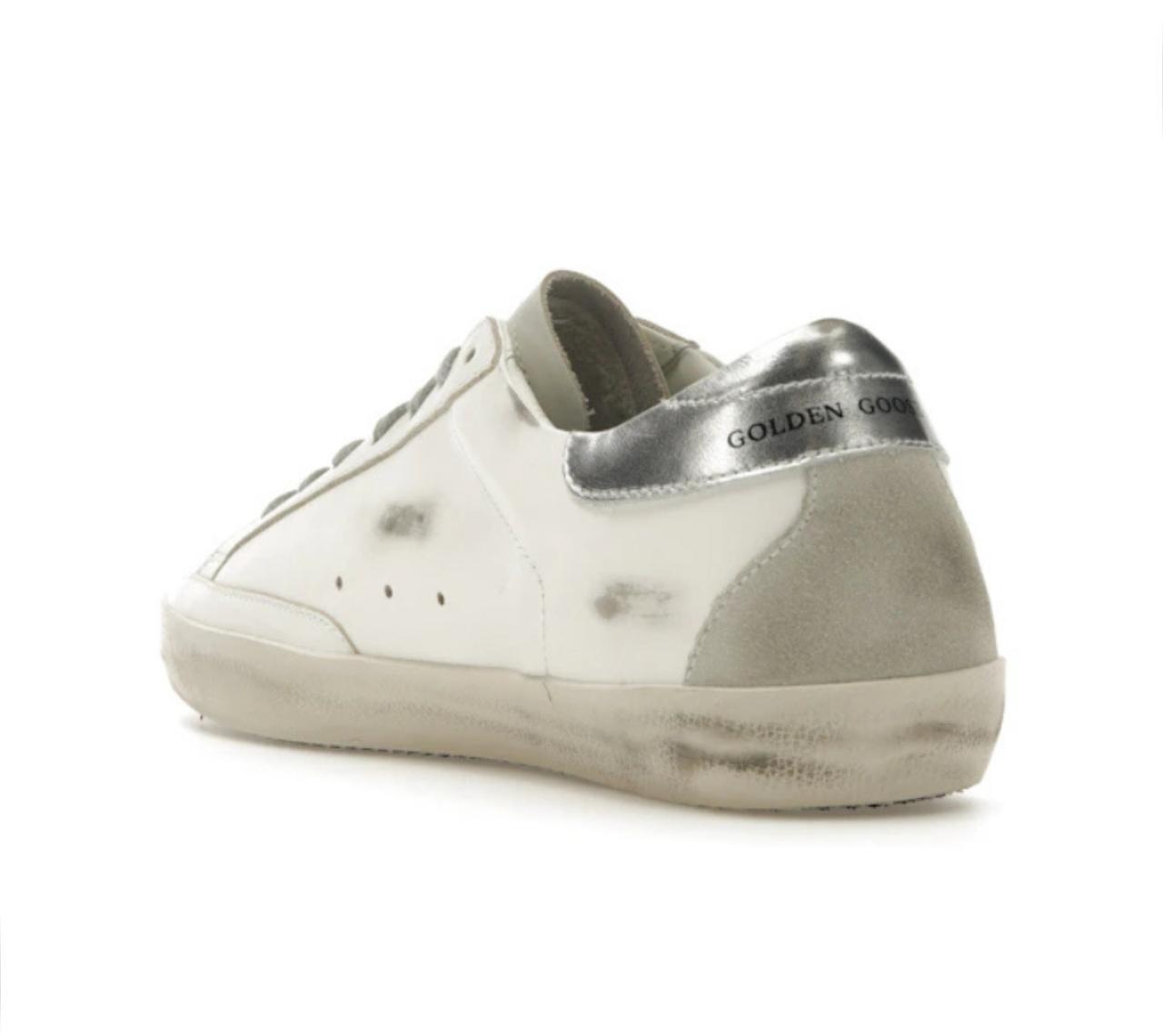 Golden Goose Super-Star - White Silver